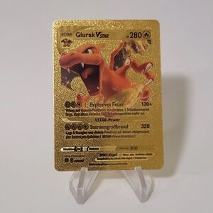 4 Pokemon  Charizard and Pikachu Trading card